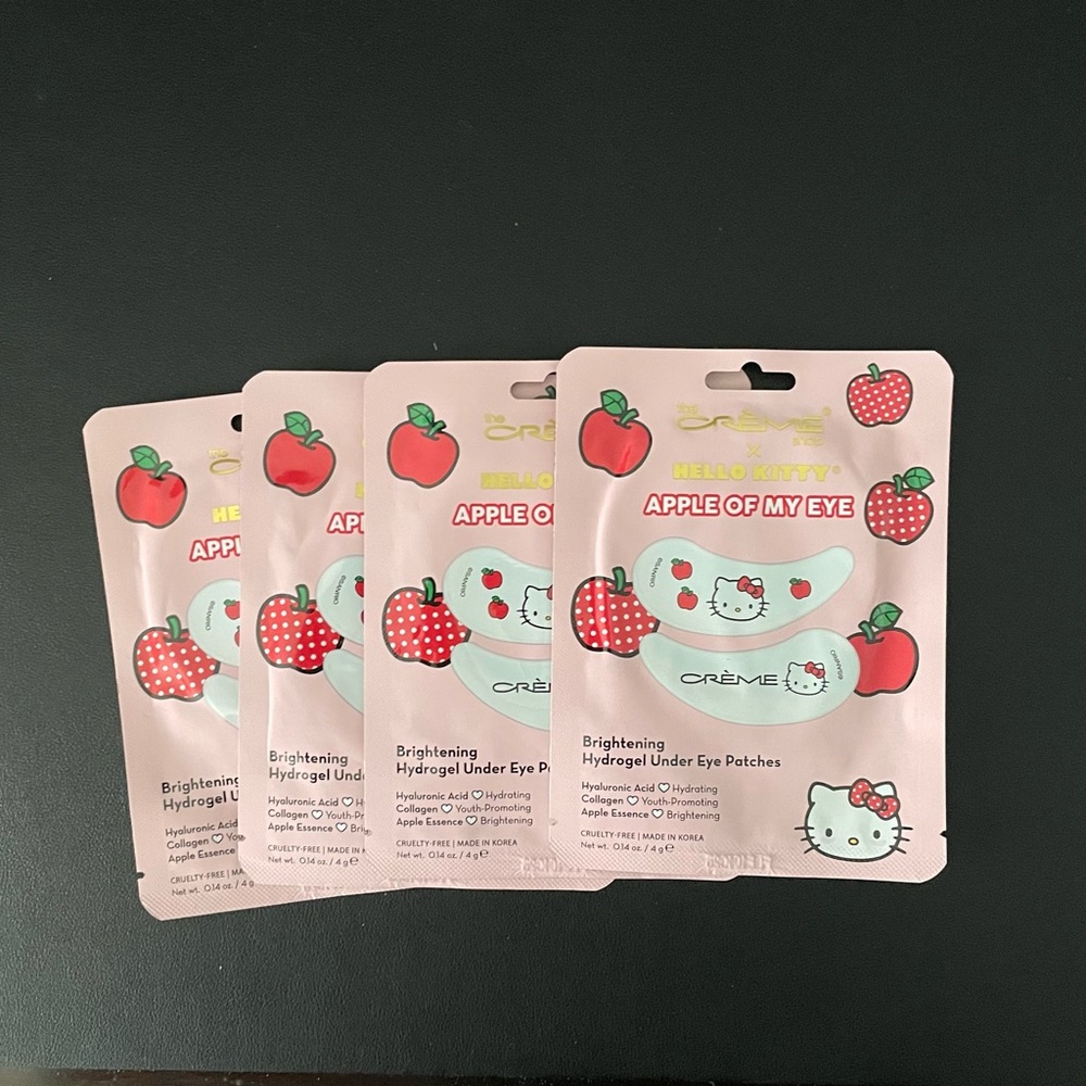 CREME SHOP SANRIO HELLO KITTY HYALURONIC KOREAN BEAUTY UNDER EYE PATCHES